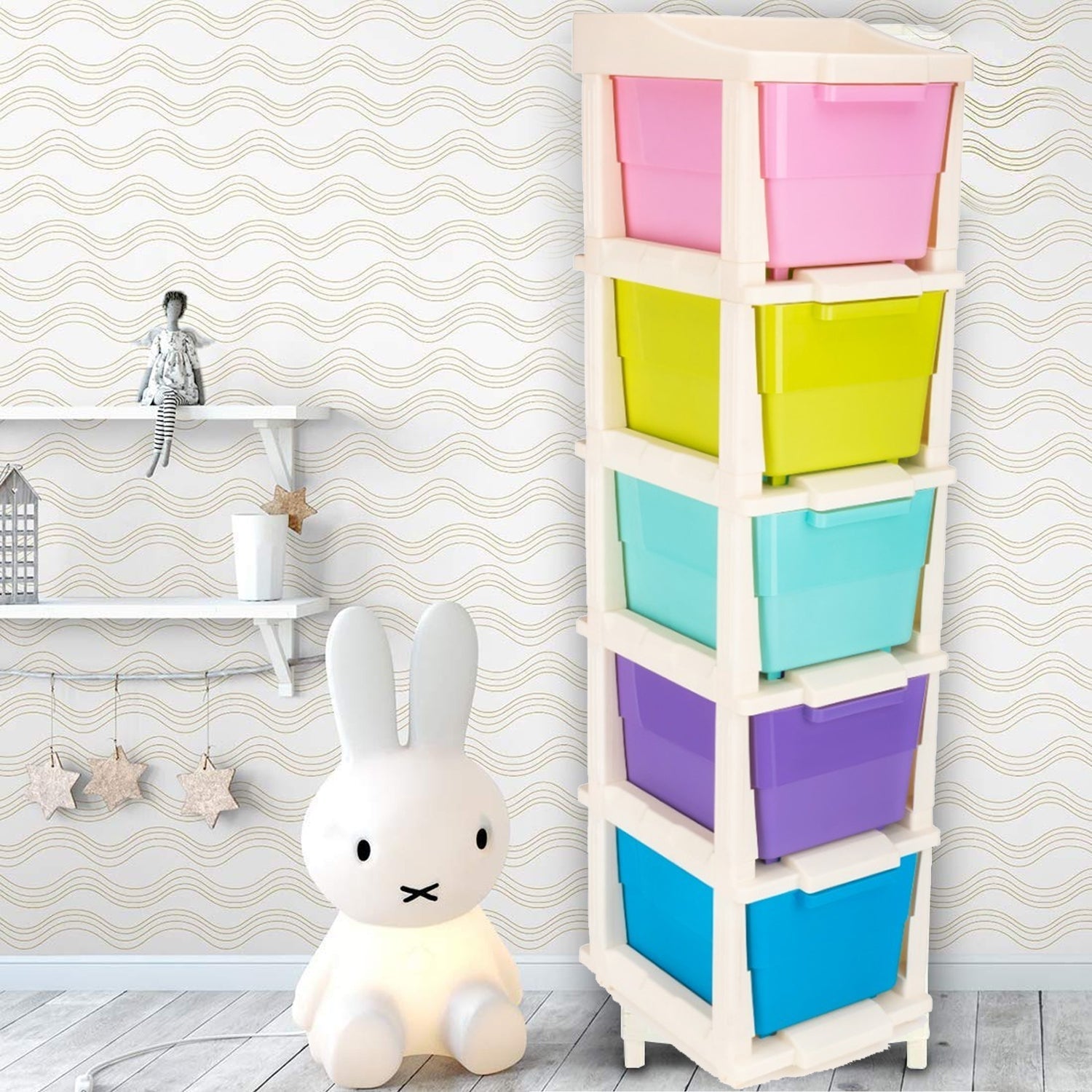 5 Layer Multi-Purpose Modular Drawer Storage System 5 Layer Multi-Purpose Modular Drawer Storage System